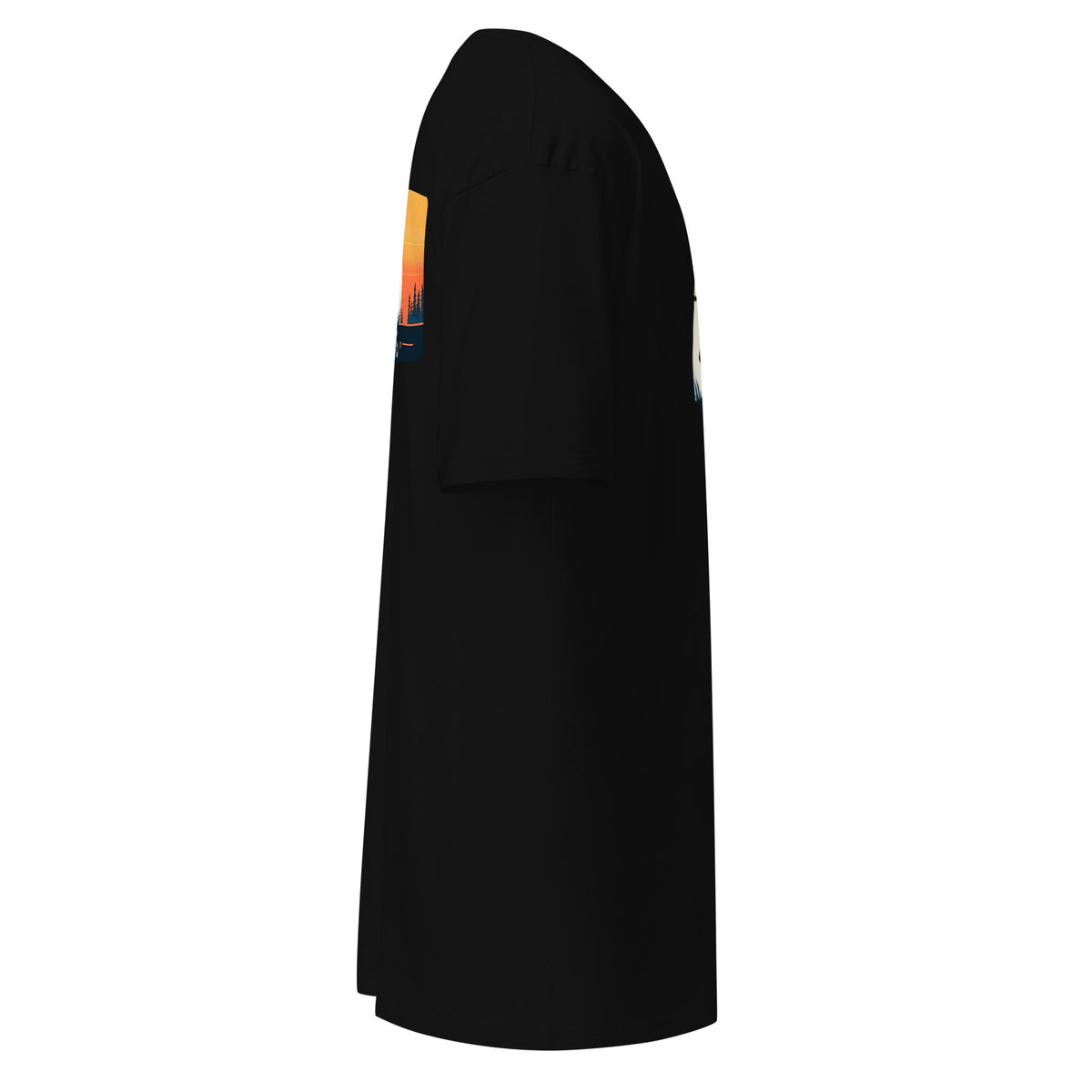 CAGuns Bear Heavyweight Tee in Black, right side view